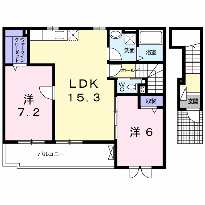 ブランシュ 202【管理NO：1-022968201-02020】 ★家具家電は申し込み後に搬入します★ ★2026年09月上旬入居可能★の外観画像