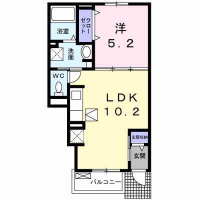 カサブランカ富永 102【管理NO：1-021721801-01020】 ★家具家電は申し込み後に搬入します★ ★2026年11月中旬入居可能★の外観画像