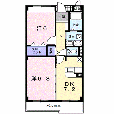 クリスタルウイング輝 203【管理NO：1-012614901-02030】 ★家具家電は申し込み後に搬入します★ ★2026年10月中旬入居可能★の外観画像