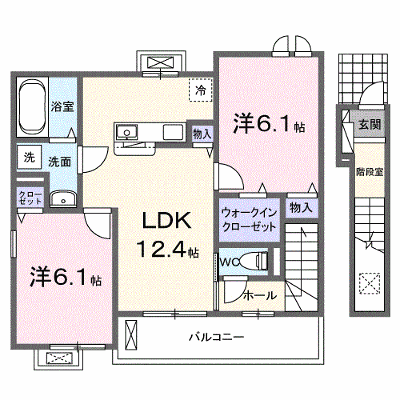 ショコラⅢ 202【管理NO：1-027459802-02020】 ★家具家電は申し込み後に搬入します★ ★2026年09月中旬入居可能★の外観画像