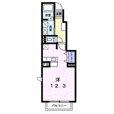ミニヨンⅡ　Ｂ 105【管理NO：1-012184802-01040】 ★家具家電は申し込み後に搬入します★の外観画像