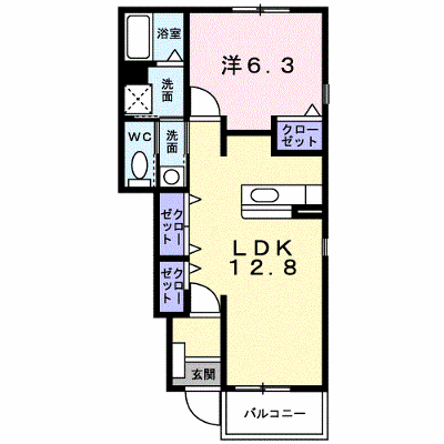 Ｓｅｒｅｎｏ　Ｕｎｏ　Ａ 102【管理NO：1-013251501-01020】 ★家具家電は申し込み後に搬入します★ ★2026年10月中旬入居可能★の外観画像