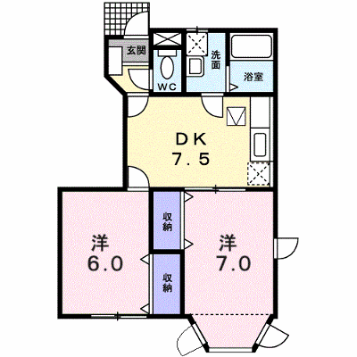 ボー・セゾン　Ｂ 101【管理NO：1-010394002-01010】 ★家具家電は申し込み後に搬入します★の外観画像