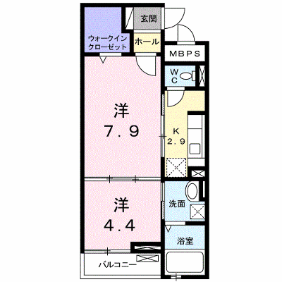 ライジング・サン 206【管理NO：1-017559501-02050】 ★家具家電は申し込み後に搬入します★ ★2026年11月中旬入居可能★の外観画像