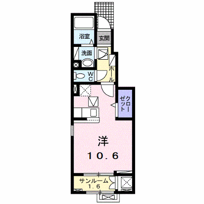 サフィールＭ・Ｎ 102【管理NO：1-027626501-01020】 ★家具家電は申し込み後に搬入します★の外観画像