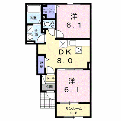 クロシェット　ルーレ 103【管理NO：1-019240601-01030】 ★家具家電は申し込み後に搬入します★ ★2026年10月中旬入居可能★の外観画像