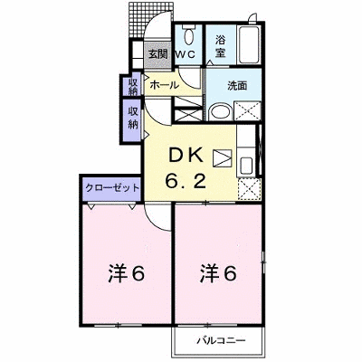 カーサ　フィオーレ　Ⅱ 101【管理NO：1-015755002-01010】 ★家具家電は申し込み後に搬入します★ ★2026年10月中旬入居可能★の外観画像