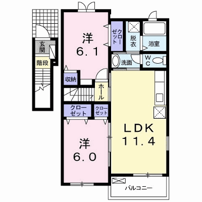 マイネ　ファミーリエ　Ⅰ 201【管理NO：1-017921801-02010】 ★家具家電は申し込み後に搬入します★ ★2026年10月中旬入居可能★の外観画像