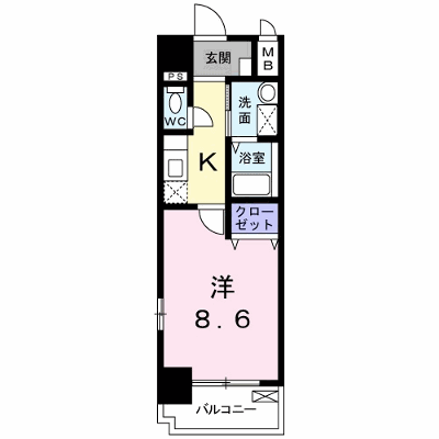 カーサ・フィオーレ中広通り 705【管理NO：1-015271901-07050】 ★家具家電は申し込み後に搬入します★ ★2026年09月下旬入居可能★の外観画像