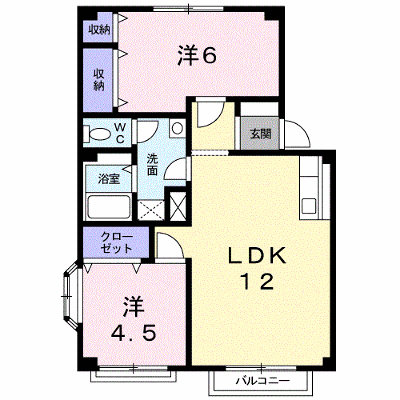 エルディム福田 204【管理NO：1-001648101-02040】 ★家具家電は申し込み後に搬入します★ ★2026年10月上旬入居可能★の外観画像