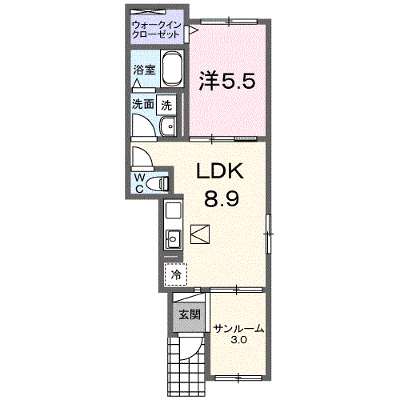 楠木１丁目アパート 102【管理NO：1-028722601-01020】 ★家具家電は申し込み後に搬入します★ ★2026年12月中旬入居可能★の外観画像