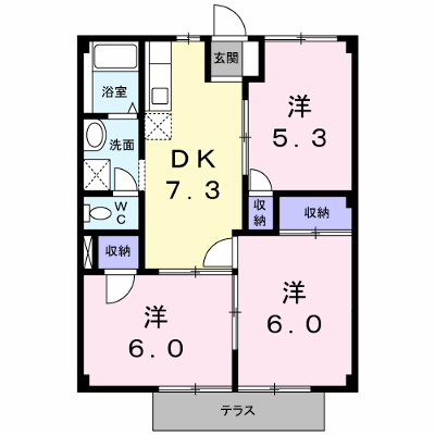 サンハイムⅠ 101【管理NO：1-004167601-01010】 ★家具家電は申し込み後に搬入します★ ★2026年09月下旬入居可能★の外観画像