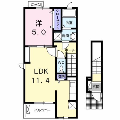 プリーマ賀茂 201【管理NO：1-022060701-02010】 ★家具家電は申し込み後に搬入します★ ★2026年09月上旬入居可能★の外観画像