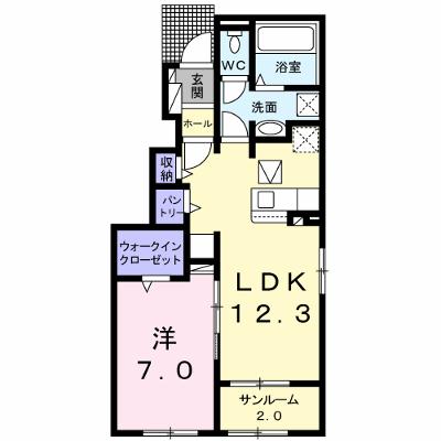 メゾン　ド　フレーシュ下宮永Ｂ 101【管理NO：1-025595502-01010】 ★家具家電は申し込み後に搬入します★ ★2026年10月上旬入居可能★の外観画像