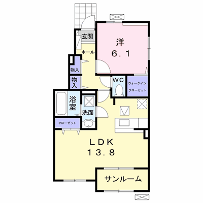 クレール　プランドール　Ⅱ 101【管理NO：1-024682501-01010】 ★家具家電は申し込み後に搬入します★ ★2026年09月下旬入居可能★の外観画像