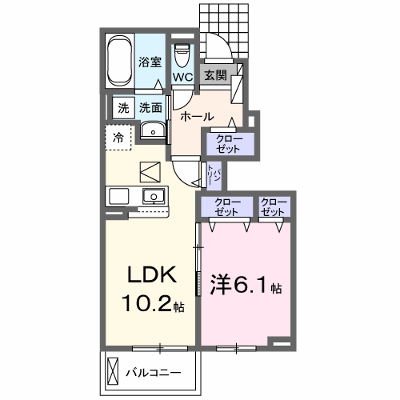 グランデュール　Ｎ　ファインⅠ 104【管理NO：1-027338501-01040】 ★家具家電は申し込み後に搬入します★ ★2026年10月上旬入居可能★の外観画像