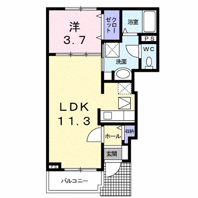 ラ・ルーチェ　Ⅰ 102【管理NO：1-020405701-01020】 ★家具家電は申し込み後に搬入します★ ★2026年10月上旬入居可能★の外観画像