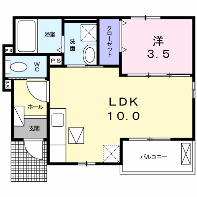 ユニゾン・ベル　シス 103【管理NO：1-018330501-01030】 ★家具家電は申し込み後に搬入します★ ★2026年10月中旬入居可能★の外観画像