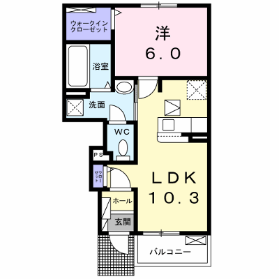 ラヴィエールⅡ　Ｂ 103【管理NO：1-026980002-01030】 ★家具家電は申し込み後に搬入します★ ★2026年09月中旬入居可能★の外観画像