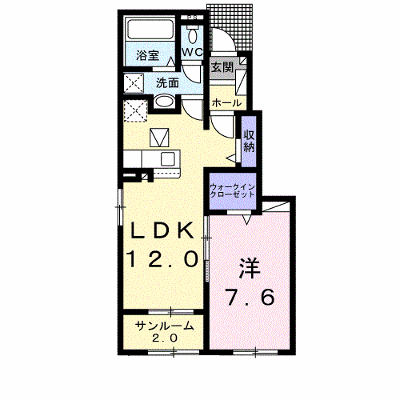 ベルセゾン・ルル　Ⅱ 102【管理NO：1-026723302-01020】 ★家具家電は申し込み後に搬入します★ ★2026年10月中旬入居可能★の外観画像