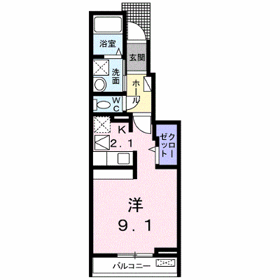 メゾン・フラン 102【管理NO：1-019448901-01020】 ★家具家電は申し込み後に搬入します★ ★2026年10月中旬入居可能★の外観画像