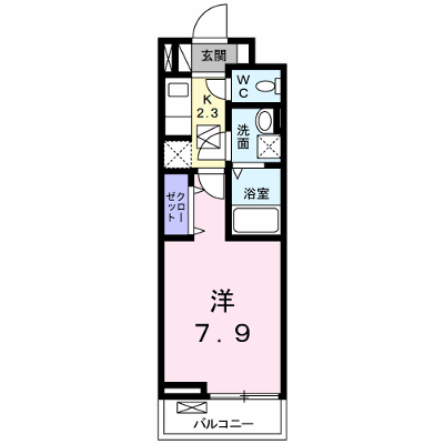 パレ・ドュ・アムール 203【管理NO：1-022263201-02030】 ★家具家電は申し込み後に搬入します★の外観画像
