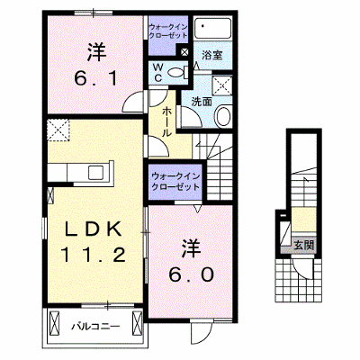 シャインメモリー　Ⅰ 201【管理NO：1-018469401-02010】 ★家具家電は申し込み後に搬入します★ ★2026年10月中旬入居可能★の外観画像