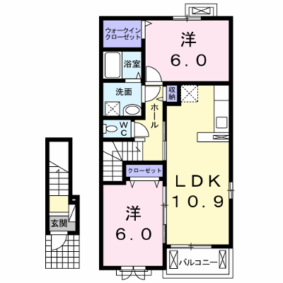 マロン・ドエルＡ 205【管理NO：1-020226101-02050】 ★家具家電は申し込み後に搬入します★ ★2026年09月中旬入居可能★の外観画像