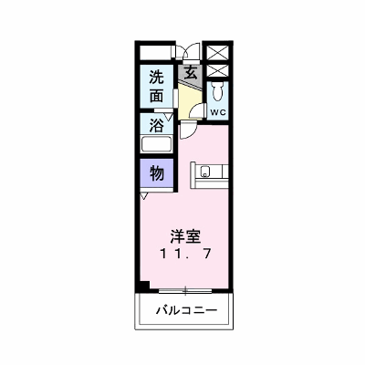 ビバーチェ 202【管理NO：1-012850201-02020】 ★家具家電は申し込み後に搬入します★の外観画像