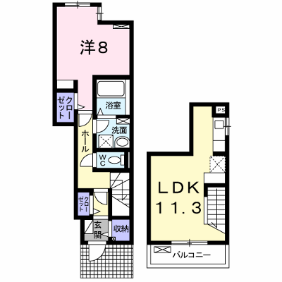 オレンジヒルズ論田Ｃ 106【管理NO：1-022145401-01050】 ★家具家電は申し込み後に搬入します★ ★2026年10月上旬入居可能★の外観画像