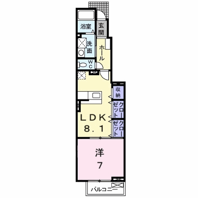 シエル・ケイエム 103【管理NO：1-014483601-01030】 ★家具家電は申し込み後に搬入します★ ★2026年10月上旬入居可能★の外観画像