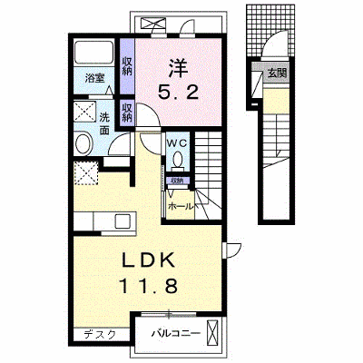 ソレイユＴ・Ｄ　Ⅱ 201【管理NO：1-021189201-02010】 ★家具家電は申し込み後に搬入します★ ★2026年10月上旬入居可能★の外観画像