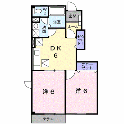 ジェルメ・コリーヌ　Ⅱ 103【管理NO：1-012174602-01030】 ★家具家電は申し込み後に搬入します★ ★2026年10月中旬入居可能★の外観画像