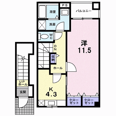 プレアベニューＣ 202【管理NO：1-013384301-02020】 ★家具家電は申し込み後に搬入します★ ★2026年10月中旬入居可能★の外観画像