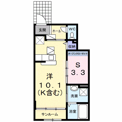グランデール大島 102【管理NO：1-017122501-01020】 ★家具家電は申し込み後に搬入します★ ★2026年10月上旬入居可能★の外観画像