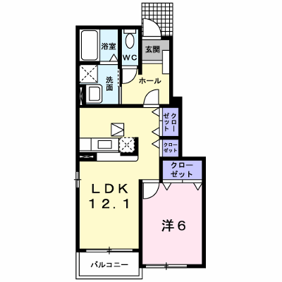 サンブライトＡ 105【管理NO：1-013742001-01040】 ★家具家電は申し込み後に搬入します★ ★2026年10月中旬入居可能★の外観画像