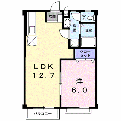 リベルテ早川 202【管理NO：1-004805801-02020】 ★家具家電は申し込み後に搬入します★ ★2026年10月上旬入居可能★の外観画像