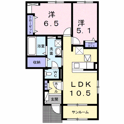 パルグランデⅡ 102【管理NO：1-027222302-01020】 ★家具家電は申し込み後に搬入します★ ★2026年09月下旬入居可能★の外観画像