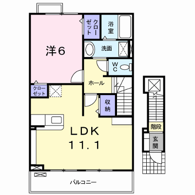 メゾン・ド・グラースＡ 202【管理NO：1-016760701-02020】 ★家具家電は申し込み後に搬入します★ ★2026年09月下旬入居可能★の外観画像
