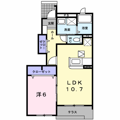 フォーシーズン　Ｅ棟 101【管理NO：1-016228801-01010】 ★家具家電は申し込み後に搬入します★の外観画像
