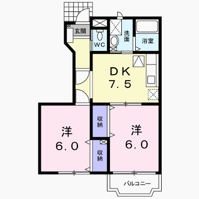 コータ・コートＡ 102【管理NO：1-010292901-01020】 ★家具家電は申し込み後に搬入します★ ★2026年10月上旬入居可能★の外観画像