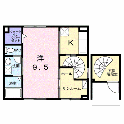 ストーキア 204【管理NO：1-028569501-02040】 ★家具家電は申し込み後に搬入します★ ★2026年10月上旬入居可能★の外観画像