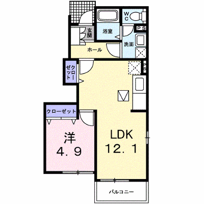 ヴィアーレⅡ 101【管理NO：1-014313002-01010】 ★家具家電は申し込み後に搬入します★ ★2026年10月中旬入居可能★の外観画像