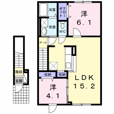 アンジュ 204【管理NO：1-018120401-02040】 ★家具家電は申し込み後に搬入します★ ★2026年10月上旬入居可能★の外観画像