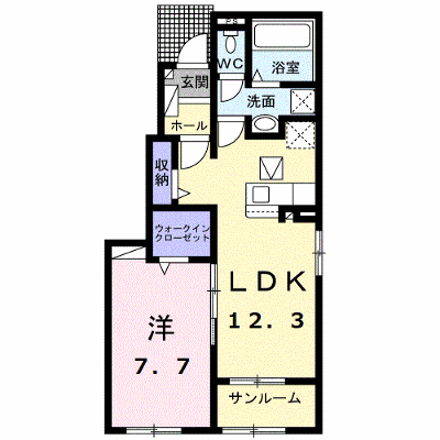 フェリス　テレーノⅡ 101【管理NO：1-026757002-01010】 ★家具家電は申し込み後に搬入します★ ★2026年10月中旬入居可能★の外観画像