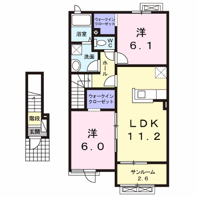 リバーサイド　プレース 204【管理NO：1-021184701-02040】 ★家具家電は申し込み後に搬入します★ ★2026年10月中旬入居可能★の外観画像