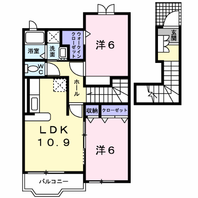 サン・イーストＡ 203【管理NO：1-012848501-02030】 ★家具家電は申し込み後に搬入します★ ★2026年10月中旬入居可能★の外観画像