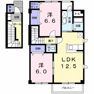 レジデンス　ヒロ２１　Ｂ 201【管理NO：1-010645802-02010】 ★家具家電は申し込み後に搬入します★ ★2026年09月下旬入居可能★の外観画像