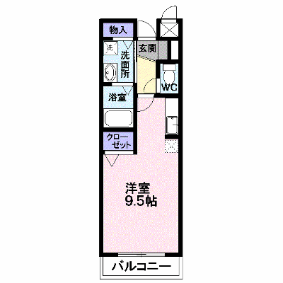 メゾン・ラフィーネ 102【管理NO：1-010344501-01020】 ★家具家電は申し込み後に搬入します★ ★2026年09月中旬入居可能★の外観画像