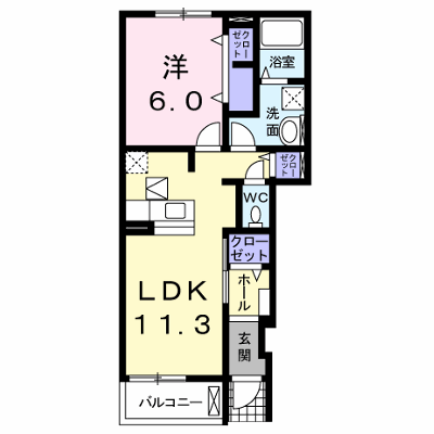 ＢＥＬＬＡ　ＬＵＣＥ　Ⅲ 103【管理NO：1-019826601-01030】 ★家具家電は申し込み後に搬入します★ ★2026年10月中旬入居可能★の外観画像